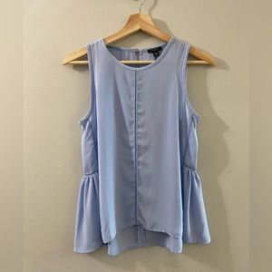 Ann Taylor Blue sleeveless blouse